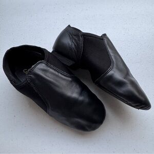 Stelle Dance Class Children’s Girl's Size 12ML Leather Jazz Boot Shoes Black